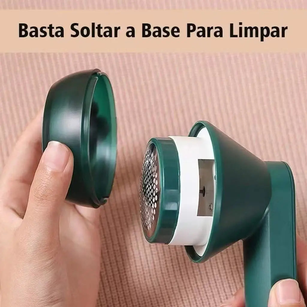 Papa Bolinhas Eletrico Tira Pelos de Roupas Removedor Aparador Sem Fio Recarregável