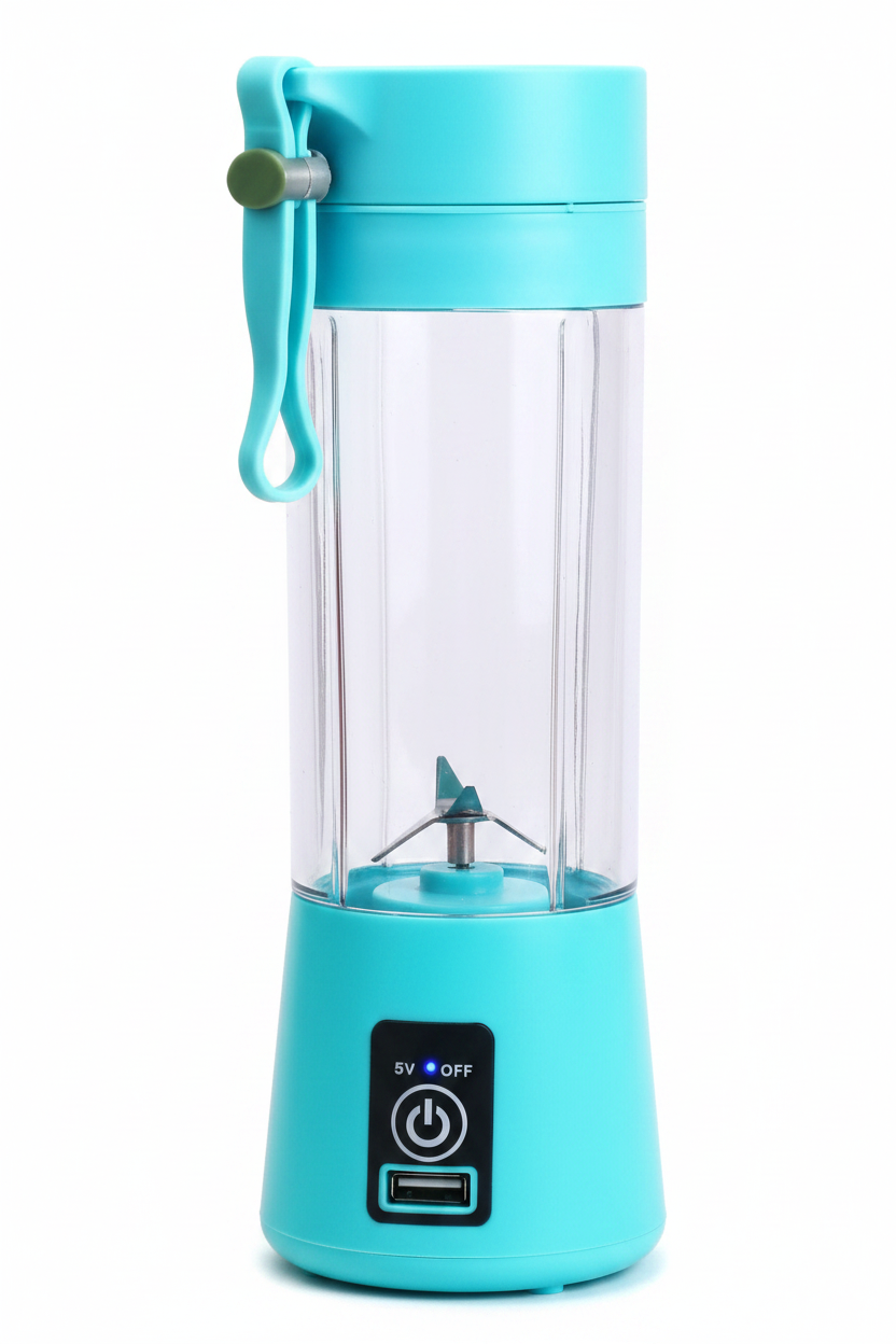 Mini Liquidificador 6 Lâminas Portátil Recarregável Micro Usb